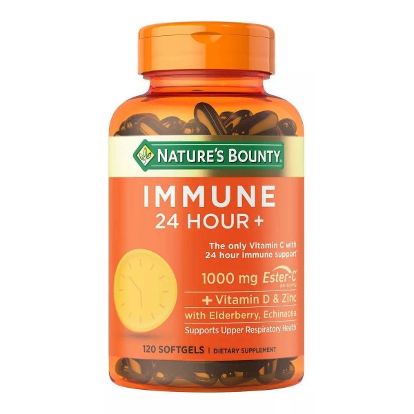 Nature's Bounty Inmunidad 24hrs Vitamina C, D, Zinc