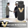 Vanderbilt University 32oz Stainless Steel Double Walled Black Beverage Bottle