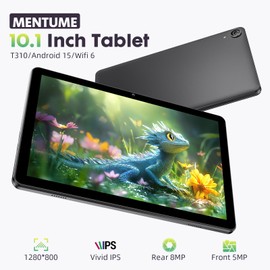 Android Tablets 10 Inch Tablet Android 15 Tablet, Octa-Core, 18GB RAM+128GB ROM+1TB Expand, 1280x800 IPS Display, Tablets for Adults, Widevine L1, GPS, 2.4G/5G WiFi, 5MP+8MP Camera, BT5.4, Black