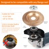 Upgraded Wood Carving Disc Grinding Wheel, Angle Grinder Attchments Wood