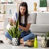 KOTARBAU® Ceramic Flower Pot Planter Glazed Gold Cylindrical Shape Indoor