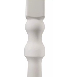 PLUM_FITTINGS 1 1/4" Sq x 34" Colonial Thermoformed Vinyl Spindle - White (LMT 3140-34.0-WH..