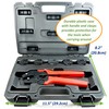 ConnectoRF Quick Interchangeable Ratchet Crimping Tool Kit with Plastic Case