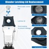 Vicue Upgraded Blender Latching Lid Replacement for Blendtec-Commercial WildSide+ &