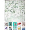 arteneur® Hanging Leaves, Anti-Mould Shower Curtain, 180 x 200 cm,