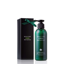 Quattro Botanico Body Cream, Gift, Wrapping Included, Botanical Body Treatment, Milk, Lime & Blackberry Scent, For Dry & Sensitive Skin, Men's, Pump, Body, Aroma, Men's, Full Body, Moisturizing, Body Care, Gift, 6.1 fl oz (180 ml)