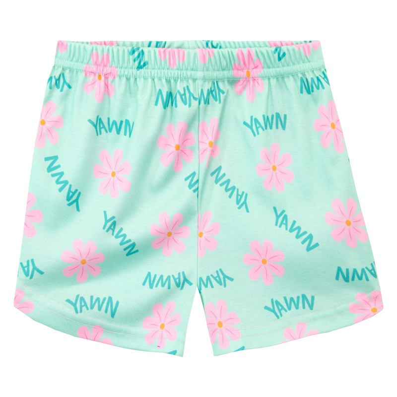 Harry Bear Girls Panda Pyjamas, Green