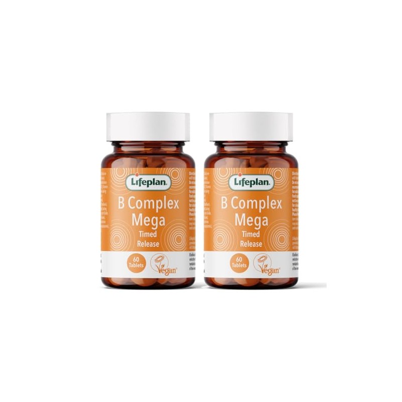 Lifeplan | B Complex Mega 60 Tabs | 2 X
