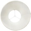 Royal Designs Wide Pleat Empire Designer Lamp Shade, Eggshell, 7.5