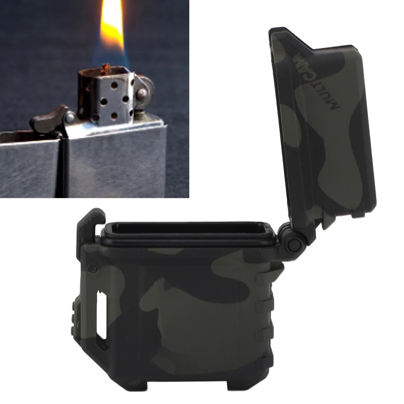 Lighter Storage Case Box Durable Portable Heat Resistant Oil Proof