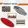 Front Grill Oval Emblem for Ford, 9 Inch American Flag