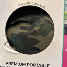 E-Retail Society Corporation NEW Camo SmoothBag Premium Portable Inflatable Lounging Beach Chair Sofa Couch