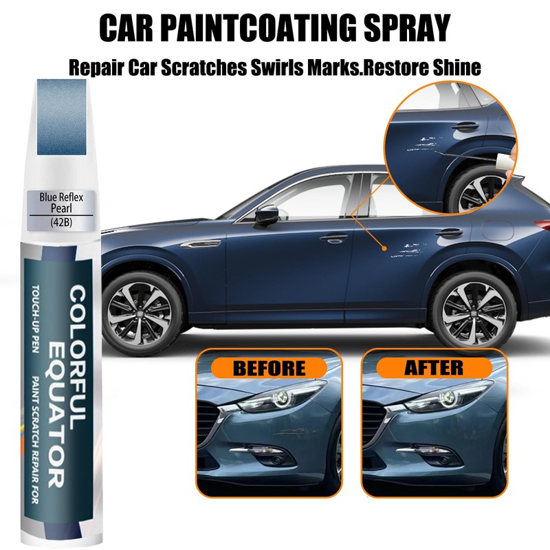 42B Blue Reflex Pearl Touch Up Paint for Mazda, Car