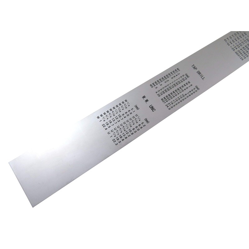 Shinwa 1000 mm Rigid"Zero Glare" Metric Machinist Rule/Rule Scale .5mm