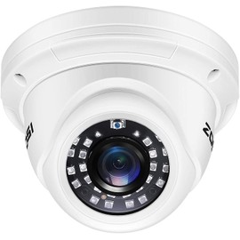 ZOSI 2.0MP 1080P 1920TVL HD-TVI CCTV Security Dome Camera,80ft IR Night Vision, Aluminum Metal Housing for HD-TVI, AHD, CVI 720P,1080P,5MP,4K Analog Surveillance DVR (Renewed)