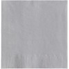 Silver Gray Beverage Cocktail Napkins | 2-Ply | 5" x