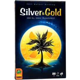 Pandasaurus Games Silver & Gold- A Dry Erase Game for 2-4 Players, Ages 8+