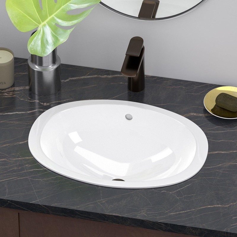 Lily Drop-in Wash Basin are 18-1/4" W x 12-7/8" D