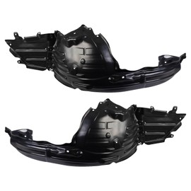 TRQ TRQ Front Inner Fender Liner Set Compatible with 2017-2022 Subaru Impreza SU1248128 SU1249128
