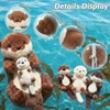 OUOZZZ 18.5" Otter Stuffed Animal 5-in-1 Otter Plush Toy for
