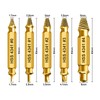Screw Extractor Set HSS 4341, 5 Pieces, M3-M18, Damaged Screw