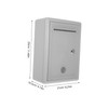 SHOWERORO Wall-mounted Lockable Donation Box Suggestion Box Slot Lock Locks