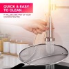 Mueller Austria 13 Inch Grip Splatter Screen For Frying Pan