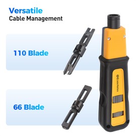Cable Matters Punch Down Tool with 110 & 66 Blade, RJ45 Ethernet Punch Tool, Keystone Punchdown Device for Cat 8/7/6A, Cat 6, Cat5e/5 Network