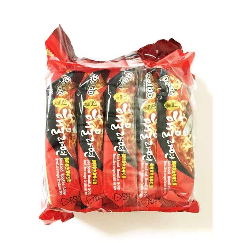 Korea Paldo Spicy Seafood Noodle Soup(pack of 5)