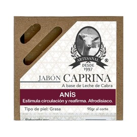 Jabón Caprina con Anís Estimula circulación y reafirma 90g