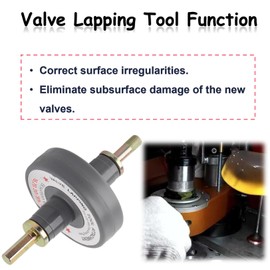 Valve Inlet Tool Valve Grinding Tool 1000 rpm to 1250 rpm Valve Grinding Drill Attachment with 5 Suction Plates Valve L?ppTool Attachment Attrezzi per Valvole Pneumatici, silver