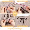 BOHUIZ 4 Pcs Drawstring Cords Universal Replacement Drawstrings, 53 Inch