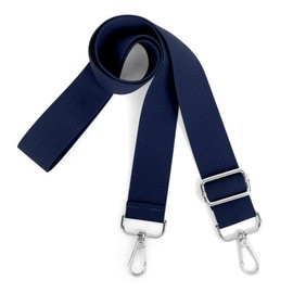 Iridsmole 3.8cm Wide Shoulder Strap for Bag, Universal Replacement Bag Straps Navy, Adjustable Handbag Straps for Men, Women Crossbody Messenger Strap for Bags