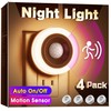 Briignite Motion Sensor Night Light, [4 Pack], Night Lights Plug