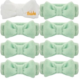 48pcs Bridesmaid Scrunchies Proposal Gifts Bachelorette Hair Claws Clips Girls headbands heart sunglasses for Wedding Party Favors (White&Sage Green)