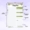 Decorably Daily Planner Pad Minimalist - Daily To Do List