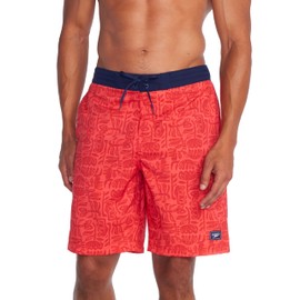 Speedo Men's Swim Trunk Knee Length Boardshort Bondi Printed