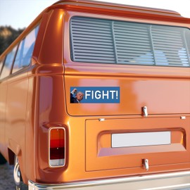 Trump Shot Rally Fight for Your Country Magnet 3x10 Bumper Sticker Size Magnet