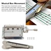 Music Box Movement 30 Note Zinc Alloy 20 Blank Strip