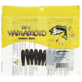 Smith LTD Worm Gary Yamamoto Imograb 2.0 inches (50 mm), Approx. 0.2 oz (5.7 g), Dark Brown Bluegill #341 Lure