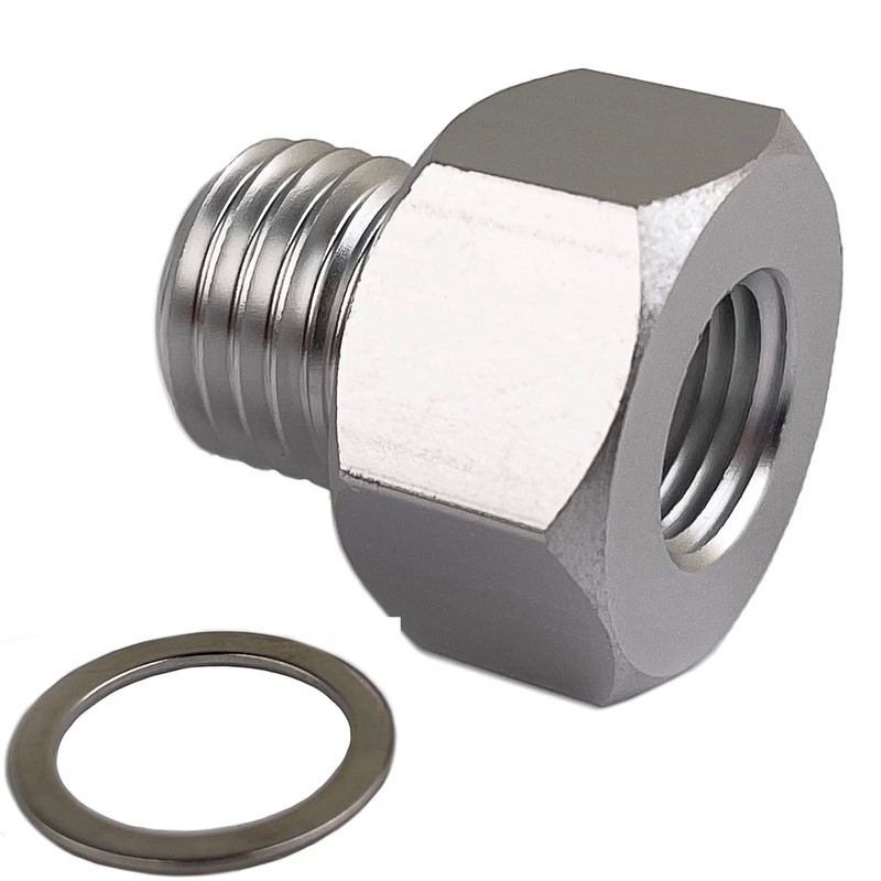 Oil Pressure Sensor M12-1.5 Adapter to 1/8 NPT Port Fitting