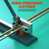 Manual Din Rail Cutter, Dual Groove Rail Cutting Tool with