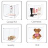 Disposable Face Towel Storage Box Clear Acrylic Towelette Holder Container