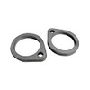 Shovelhead Mild Steel Exhaust Port Flanges, Single Bolt
