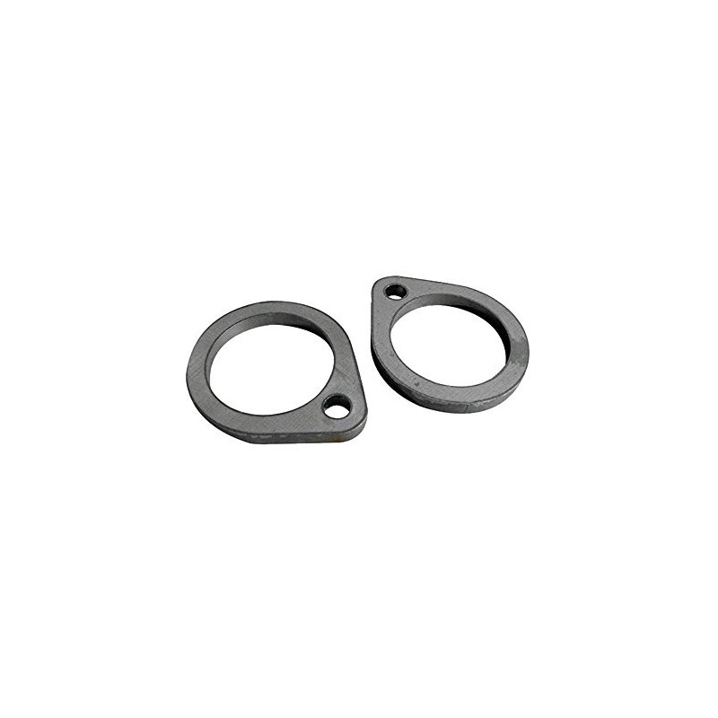 Shovelhead Mild Steel Exhaust Port Flanges, Single Bolt