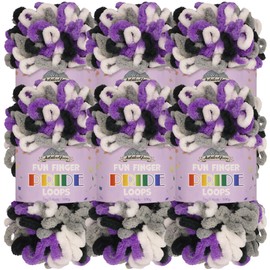 JubileeYarn Fun Finger Pride Loops Yarn - Jumbo Loop Yarn - 100g/Skein - Trosse - 6 Skeins