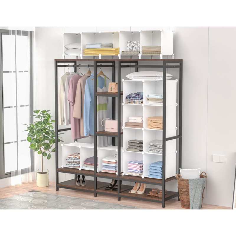 HOMIDEC Closet Organizer, 12-Cube Closet Organizers and Storage, Portable Closet