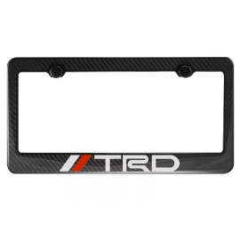 MVP TRD Carbon Fiber License Plate Frame For Toyota (Fit Front Only)