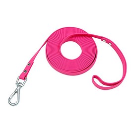 NIMBLE - Correa impermeable para perro, duradera, reflectante, ideal para perros pequeños, medianos y grandes de 1,5 m, 3 m, 4,8 m, 9 m, 15 m, correa larga para entrenamiento al aire libre (3 m, rosa)
