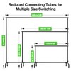 GLOSHOOTING 7x10ft Green Screen Backdrop Kit with Stand, 9.5x9.5ft Large